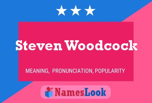 Affiche de nom Steven Woodcock