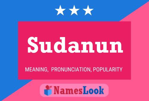 Affiche de nom Sudanun