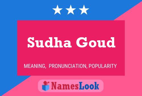 Affiche de nom Sudha Goud