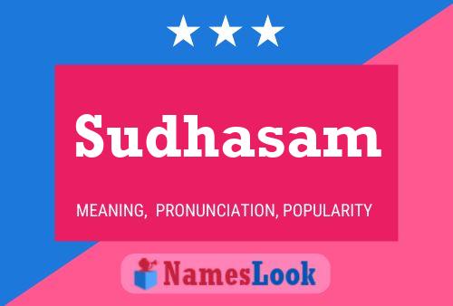 Affiche de nom Sudhasam