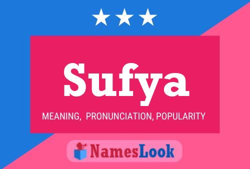 Affiche de nom Sufya