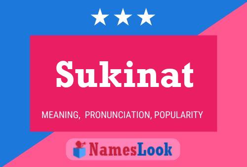 Affiche de nom Sukinat