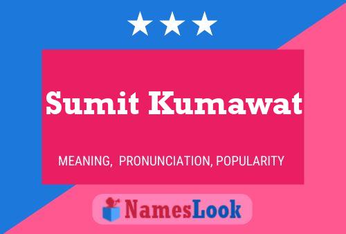 Affiche de nom Sumit Kumawat