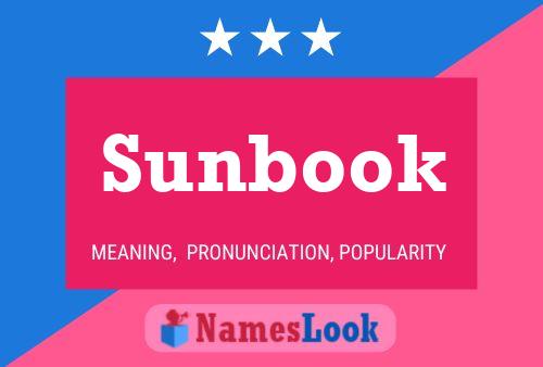 Affiche de nom Sunbook