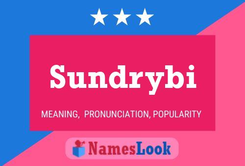 Affiche de nom Sundrybi