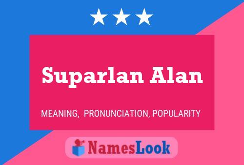 Affiche de nom Suparlan Alan