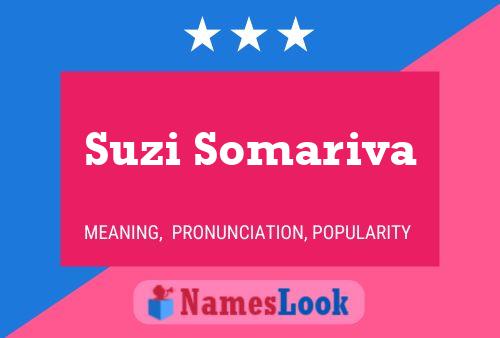 Affiche de nom Suzi Somariva