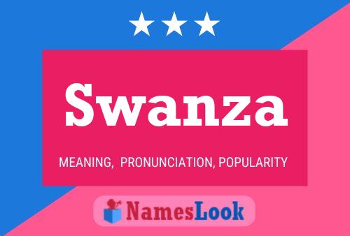 Affiche de nom Swanza