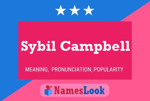 Affiche de nom Sybil Campbell