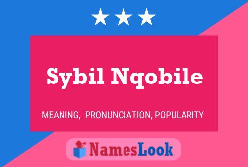 Affiche de nom Sybil Nqobile