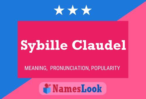 Affiche de nom Sybille Claudel