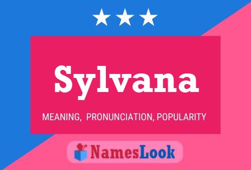 Affiche de nom Sylvana