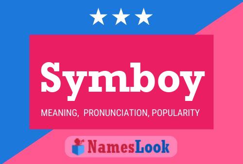 Affiche de nom Symboy