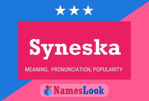 Affiche de nom Syneska