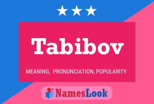 Affiche de nom Tabibov