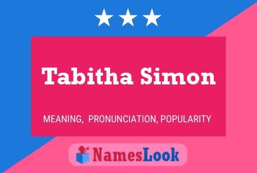 Affiche de nom Tabitha Simon