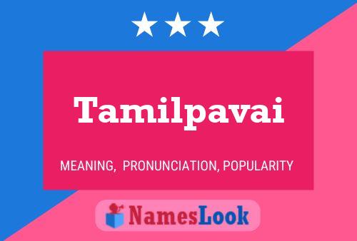 Affiche de nom Tamilpavai