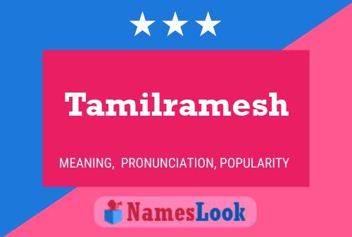 Affiche de nom Tamilramesh