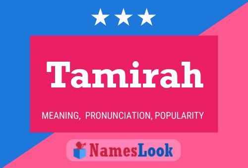 Affiche de nom Tamirah