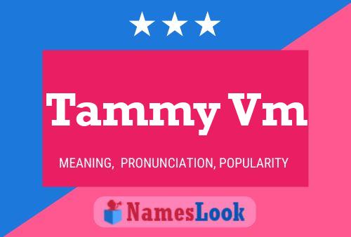 Affiche de nom Tammy Vm