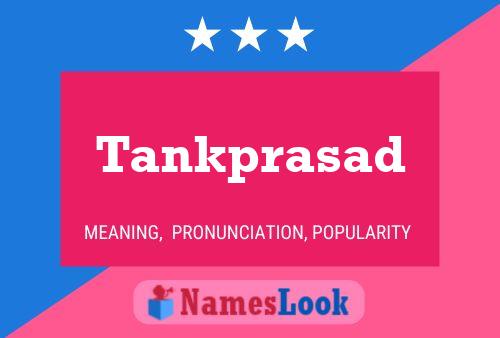 Affiche de nom Tankprasad