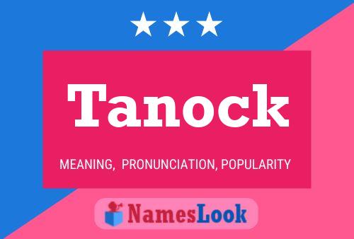 Affiche de nom Tanock