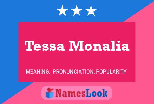 Affiche de nom Tessa Monalia