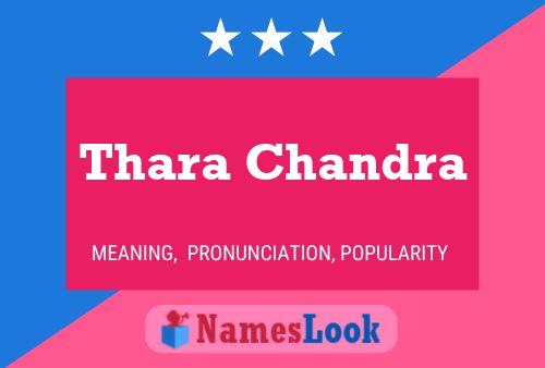 Affiche de nom Thara Chandra