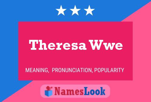 Affiche de nom Theresa Wwe