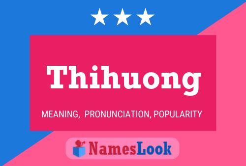 Affiche de nom Thihuong