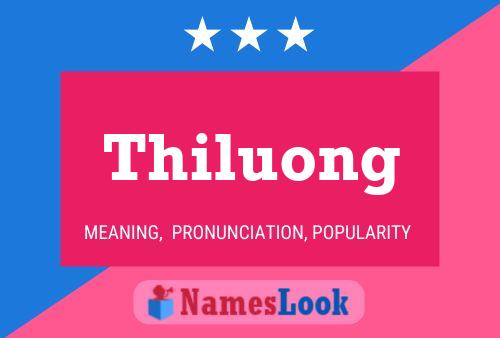 Affiche de nom Thiluong