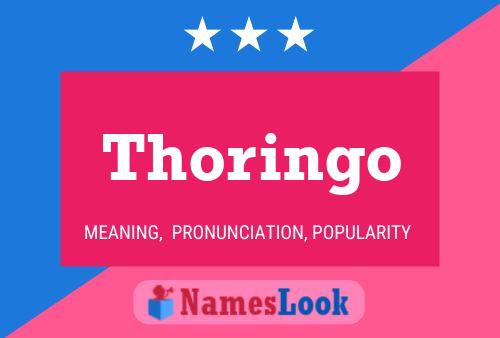 Affiche de nom Thoringo