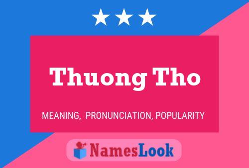 Affiche de nom Thuong Tho