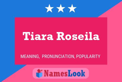 Affiche de nom Tiara Roseila