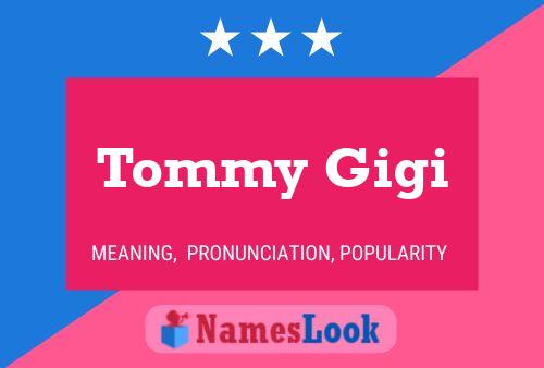 Affiche de nom Tommy Gigi