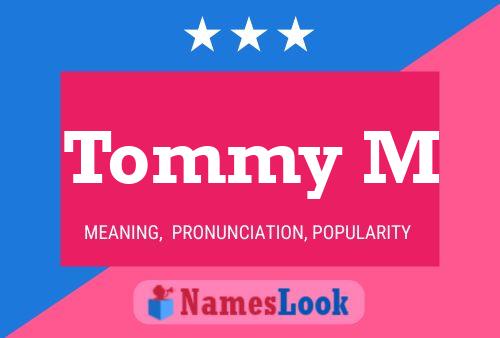 Affiche de nom Tommy M