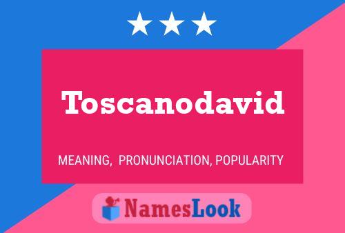 Affiche de nom Toscanodavid