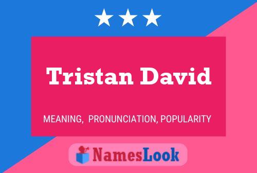 Affiche de nom Tristan David