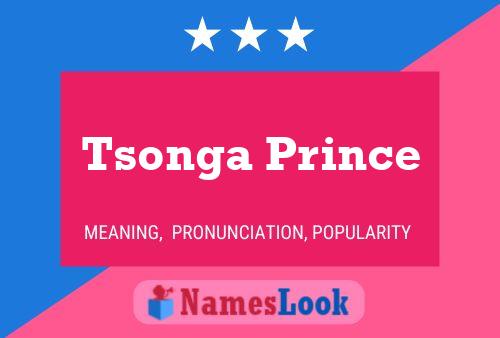 Affiche de nom Tsonga Prince