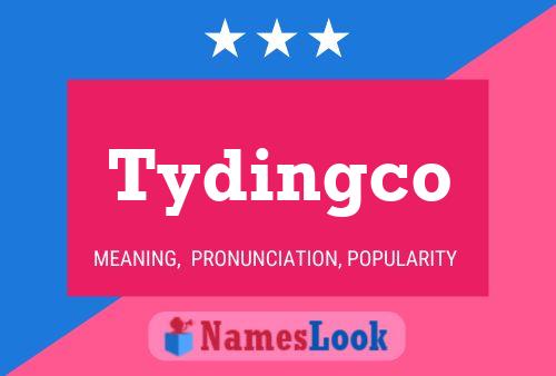 Affiche de nom Tydingco