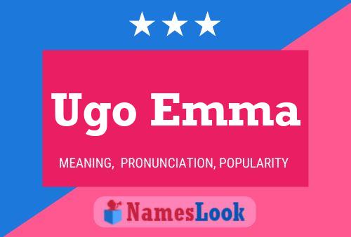 Affiche de nom Ugo Emma