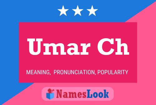 Affiche de nom Umar Ch