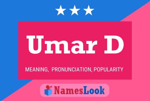 Affiche de nom Umar D