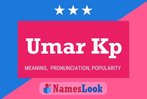 Affiche de nom Umar Kp