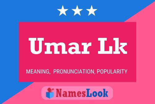 Affiche de nom Umar Lk