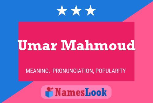 Affiche de nom Umar Mahmoud