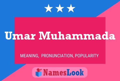 Affiche de nom Umar Muhammada