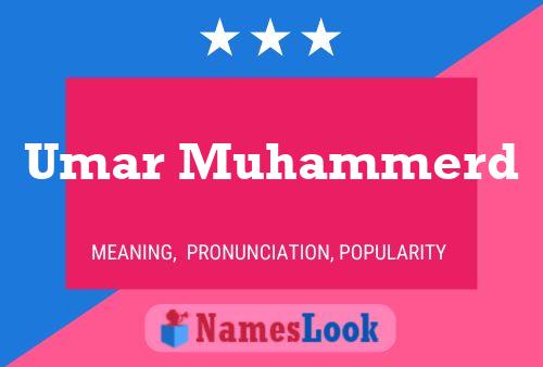 Affiche de nom Umar Muhammerd