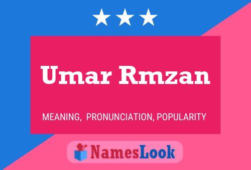 Affiche de nom Umar Rmzan