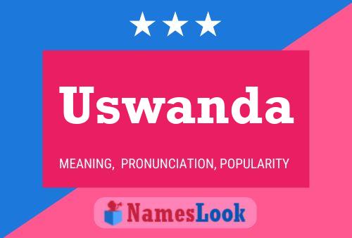 Affiche de nom Uswanda